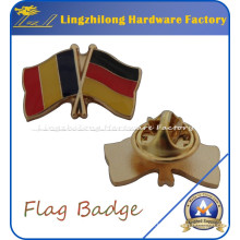 Insigne de broche de drapeaux de pays de métier en métal fait sur commande